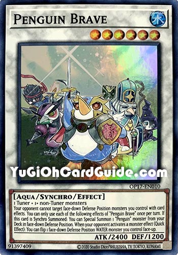 Yu-Gi-Oh Card: Penguin Brave