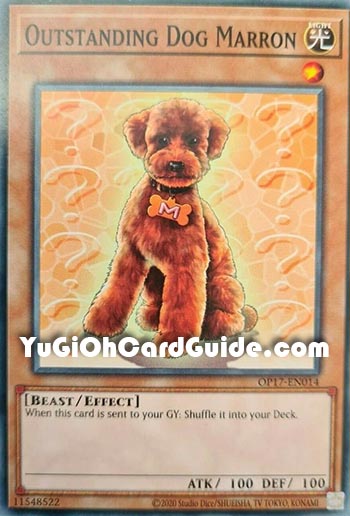Yu-Gi-Oh Card: Outstanding Dog Marron