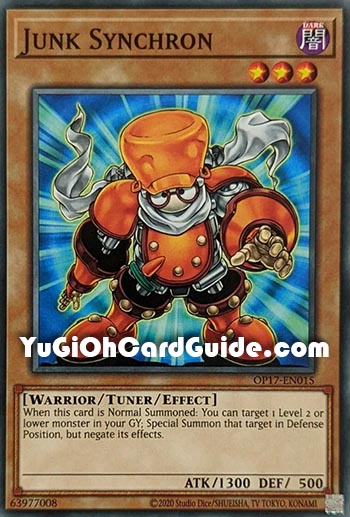 Yu-Gi-Oh Card: Junk Synchron
