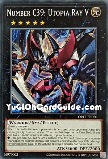 Yu-Gi-Oh Card: Number C39: Utopia Ray V