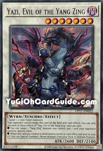 Yu-Gi-Oh! / Yazi, Übel Des Yang Zing / Secret Rare (Neu Und