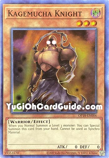 Yu-Gi-Oh Card: Kagemucha Knight