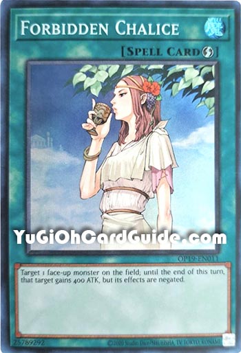 Yu-Gi-Oh Card: Forbidden Chalice