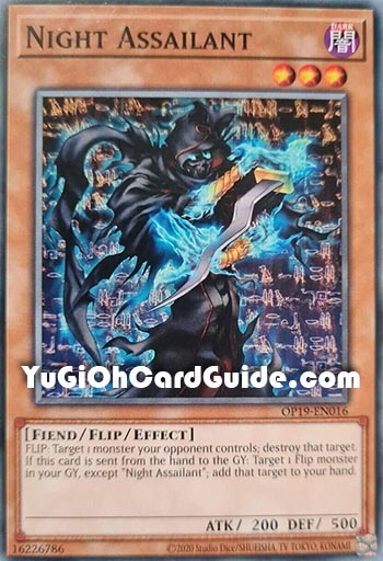 Yu-Gi-Oh Card: Night Assailant