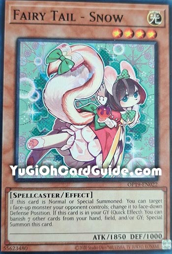 Yu-Gi-Oh Card: Fairy Tail - Snow