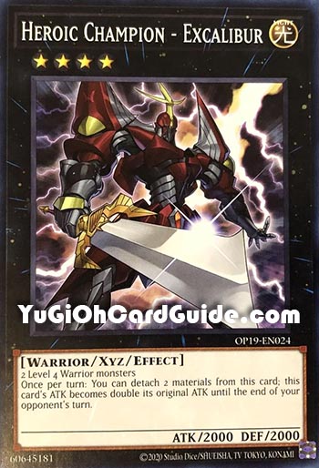 Yu-Gi-Oh Card: Heroic Champion - Excalibur