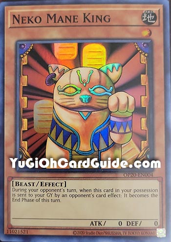 Yu-Gi-Oh Card: Neko Mane King