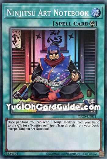 Yu-Gi-Oh Card: Ninjitsu Art Notebook