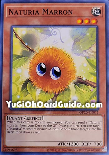 Yu-Gi-Oh Card: Naturia Marron