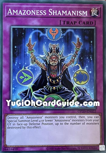 Yu-Gi-Oh Card: Amazoness Shamanism