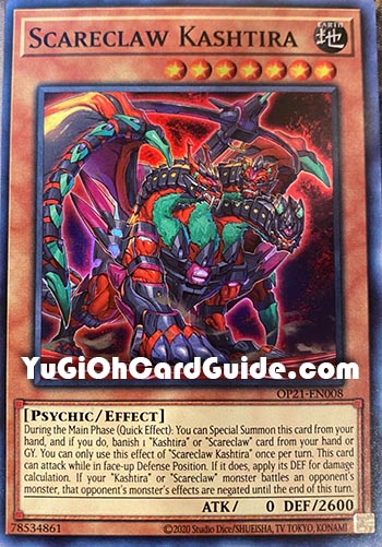 Yu-Gi-Oh Card: Scareclaw Kashtira
