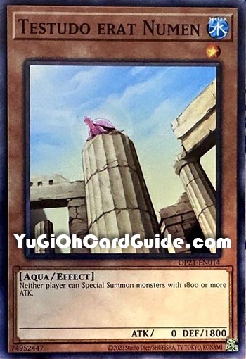 Yu-Gi-Oh! Testudo erat Numen