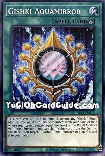 Yu-Gi-Oh Card: Gishki Aquamirror
