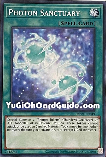 Yu-Gi-Oh Card: Photon Sanctuary