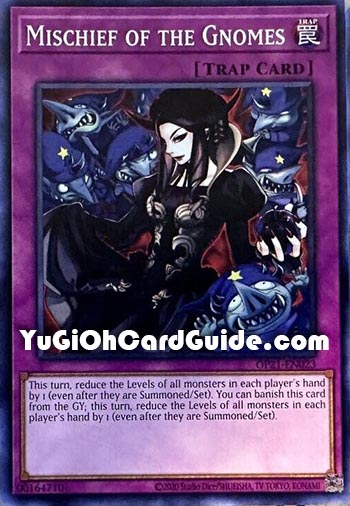 Yu-Gi-Oh Card: Mischief of the Gnomes