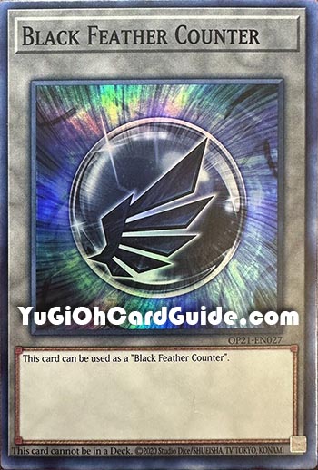 Yu-Gi-Oh Card: Black Feather Token