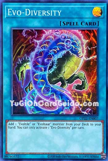 Yu-Gi-Oh Card: Evo-Diversity