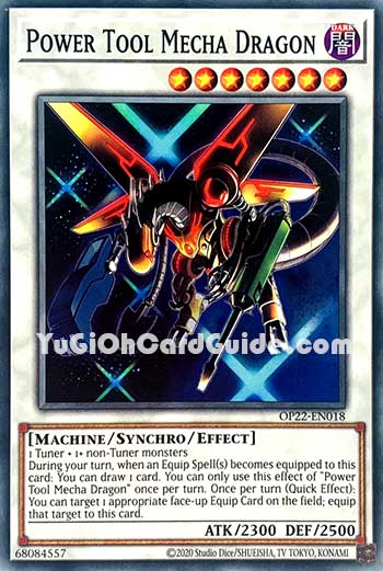 Yu-Gi-Oh Card: Power Tool Mecha Dragon