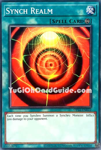 Yu-Gi-Oh Card: Synchronized Realm