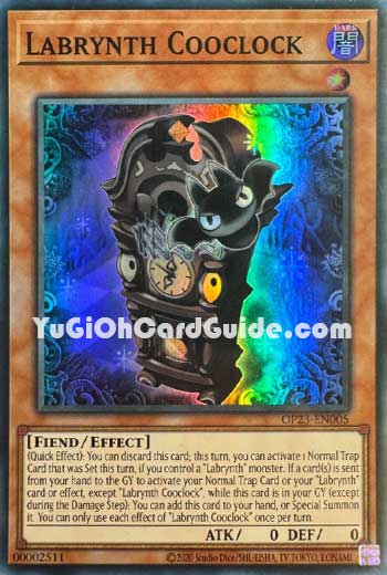 Yu-Gi-Oh Card: Labrynth Cooclock