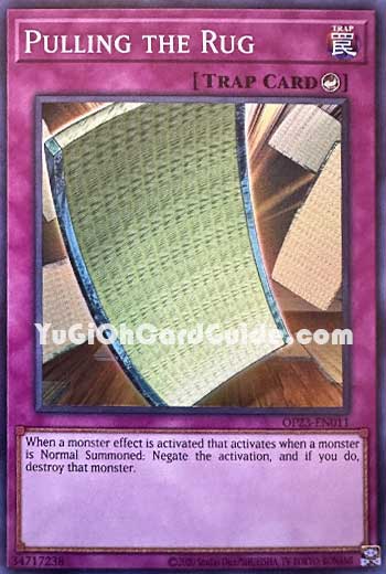 Yu-Gi-Oh Card: Pulling the Rug