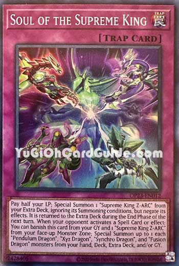 Yu-Gi-Oh Card: Soul of the Supreme King
