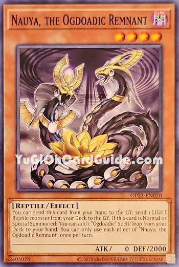 Yu-Gi-Oh Card: Nauya, the Ogdoadic Remnant