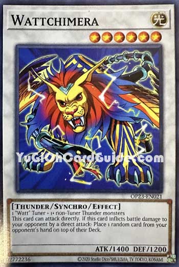 Yu-Gi-Oh Card: Wattchimera