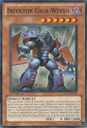 Yu-Gi-Oh Card: Inzektor Giga-Weevil