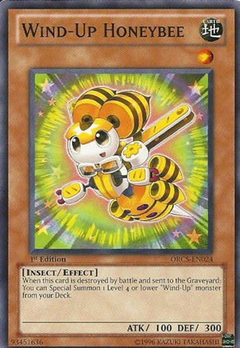 Yu-Gi-Oh Card: Wind-Up Honeybee