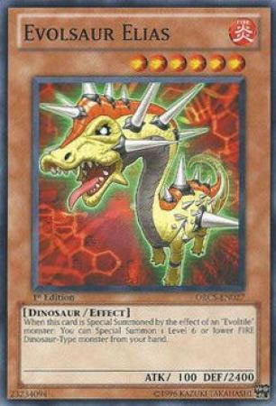 Yu-Gi-Oh Card: Evolsaur Elias