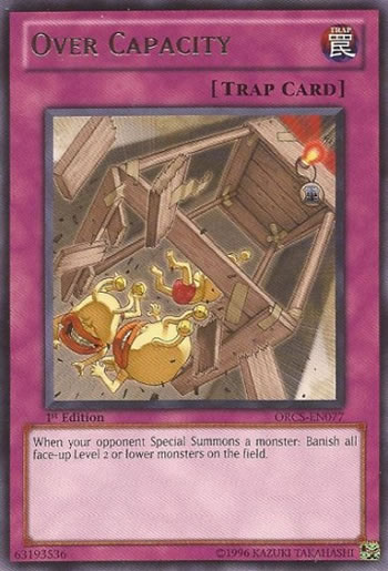 Yu-Gi-Oh Card: Over Capacity