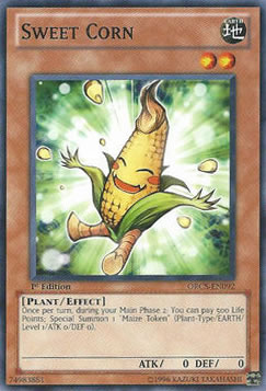 Yu-Gi-Oh Card: Sweet Corn