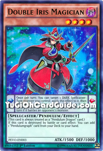 Yu-Gi-Oh Card: Double Iris Magician