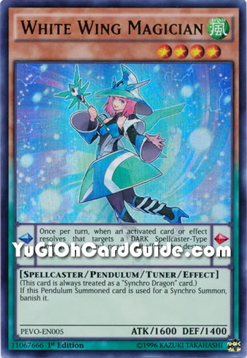 Yu-Gi-Oh Card: White Wing Magician