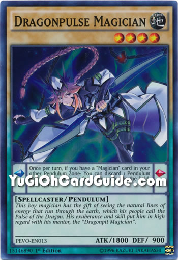Yu-Gi-Oh Card: Dragonpulse Magician