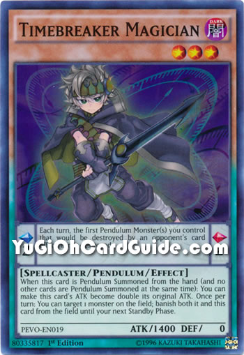 Yu-Gi-Oh Card: Timebreaker Magician