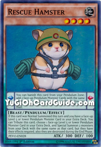 Yu-Gi-Oh Card: Rescue Hamster