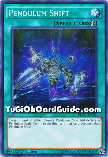 Yu-Gi-Oh Card: Pendulum Shift