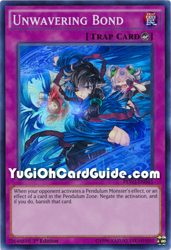 Yu-Gi-Oh Card: Unwavering Bond