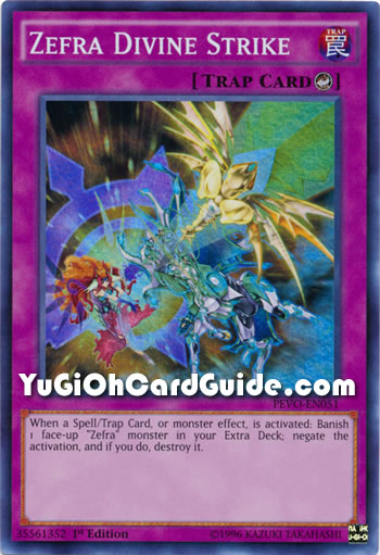 Yu-Gi-Oh Card: Zefra Divine Strike