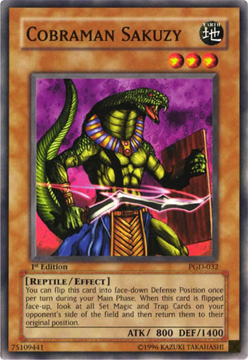 Yu-Gi-Oh Card: Cobraman Sakuzy