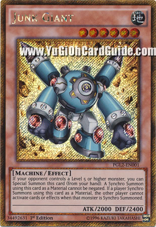 Yu-Gi-Oh Card: Junk Giant