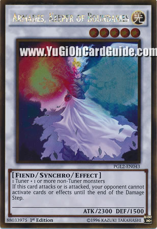 Yu-Gi-Oh Card: Armades, Keeper of Boundaries