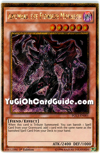 Yu-Gi-Oh Card: Angmarl the Fiendish Monarch