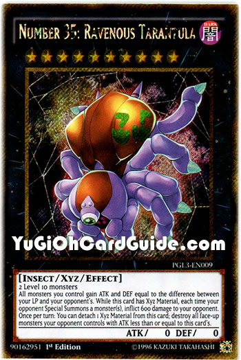 Yu-Gi-Oh Card: Number 35: Ravenous Tarantula