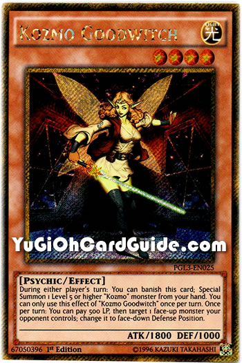 Yu-Gi-Oh Card: Kozmo Goodwitch