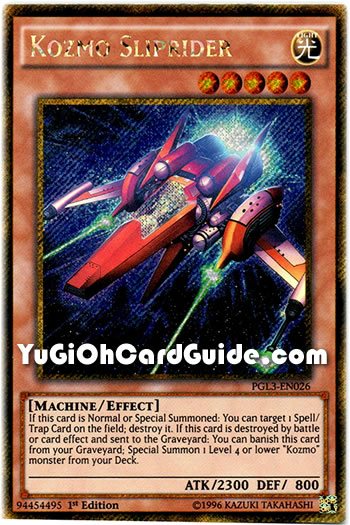 Yu-Gi-Oh Card: Kozmo Sliprider