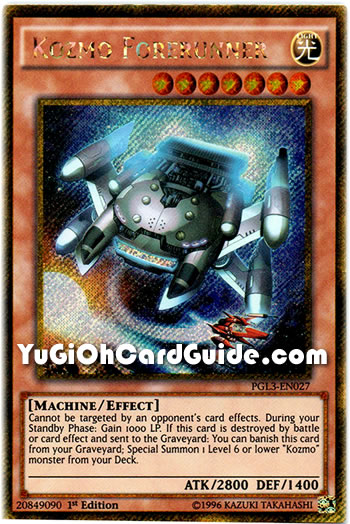 Yu-Gi-Oh Card: Kozmo Forerunner