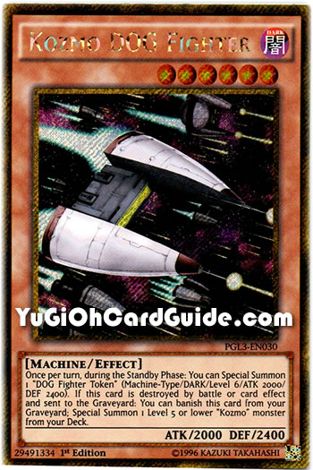 Yu-Gi-Oh Card: Kozmo DOG Fighter